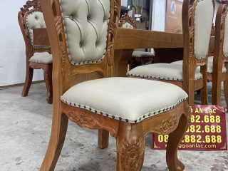 ghế louis lưng cao không tay