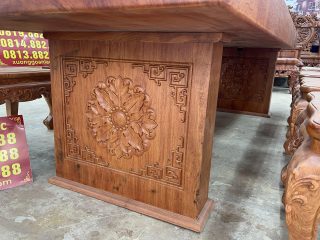 chân bàn nguyên khối dày 15p