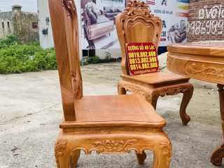 góc nghiêng của mẫu ghế louis