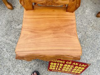 mặt ngồi ván tràn gỗ gõ đỏ