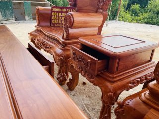 đôn kẹp gỗ hương đá