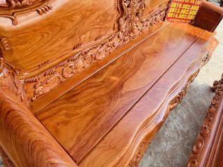 mặt ghế khung tranh ván liền