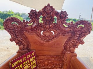 vách ghế đơn louis hoàng gia