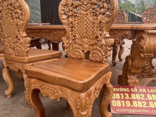 ghế louis gỗ gõ đỏ