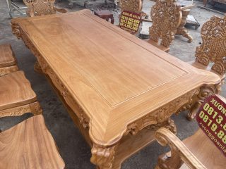 bàn ăn louis hoàng gia