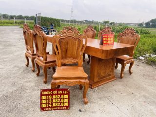 bộ bàn ăn 6 ghế