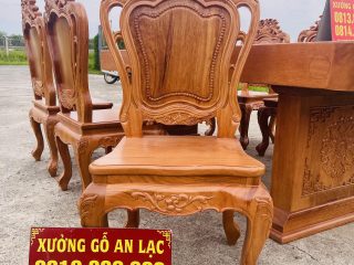 trọn bộ 6 ghế louis hoàng gia
