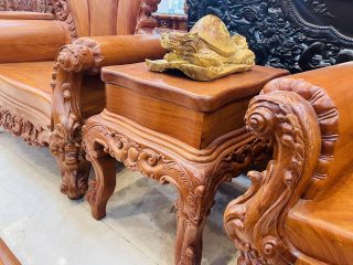 đôn kẹp gỗ hương đá