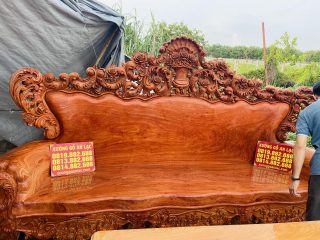 đoản dài louis hoàng gia nguyên khối gỗ hương