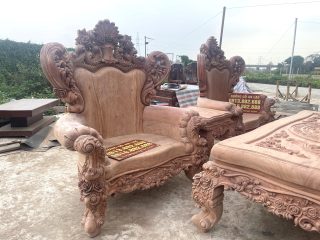 bộ đôighế đơn louis